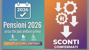 Pensioni 2026, ecco chi può andare prima: Ape sociale, madri e disabili – Ecco tutti gli Sconti confermati